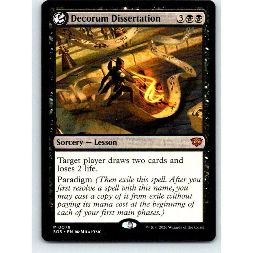 Decorum Dissertation | 78 Mythic | Secrets of Strixhaven | Magic